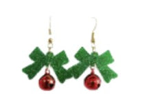 Load image into Gallery viewer, Christmas Earrings ~ Bows, Bells, Baubles &amp; Sparkle Collection
