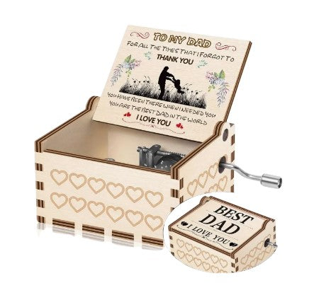 Wooden Music Box - Best Dad