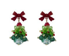 Load image into Gallery viewer, Christmas Earrings ~ Christmas Tree Collection
