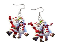 Load image into Gallery viewer, Christmas Earrings ~ Santa, Snowman, Gnomes &amp; Elf Collection
