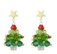 Load image into Gallery viewer, Christmas Earrings ~ Christmas Tree Collection
