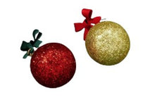 Load image into Gallery viewer, Christmas Earrings ~ Bows, Bells, Baubles &amp; Sparkle Collection
