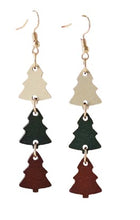 Load image into Gallery viewer, Christmas Earrings ~ Christmas Tree Collection
