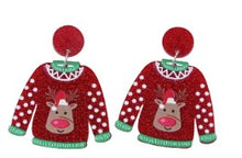 Load image into Gallery viewer, Christmas Earrings ~ Santa, Snowman, Gnomes &amp; Elf Collection
