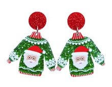 Load image into Gallery viewer, Christmas Earrings ~ Santa, Snowman, Gnomes &amp; Elf Collection

