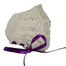 Load image into Gallery viewer, 1 year ~ Girl White Handmade Crochet Dress (#35)
