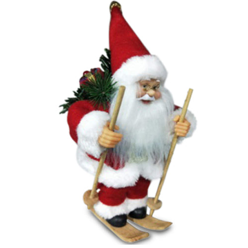 23cm Santa with Ski