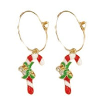 Load image into Gallery viewer, Christmas Earrings ~ Gingerbread &amp; Sweet Treats Collection
