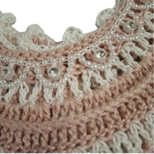 Load image into Gallery viewer, 6 to 12 months ~ Baby Girl Pink Handmade Crochet Dress (#51)
