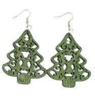 Load image into Gallery viewer, Christmas Earrings ~ Christmas Tree Collection
