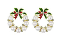 Load image into Gallery viewer, Christmas Earrings ~ Bows, Bells, Baubles &amp; Sparkle Collection
