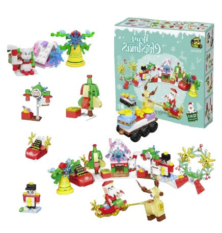 12-in-1 Christmas Advent Calendar Building Blocks
