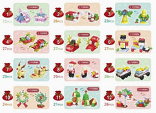 Load image into Gallery viewer, 12-in-1 Christmas Advent Calendar Building Blocks
