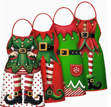 Load image into Gallery viewer, Christmas Novelty Aprons #3 – Elf Designs
