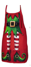 Load image into Gallery viewer, Christmas Novelty Aprons #3 – Elf Designs
