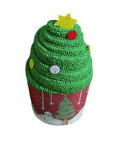 Load image into Gallery viewer, Christmas Towel Ornaments – Microfiber Cake-Shaped Hanging Decorations

