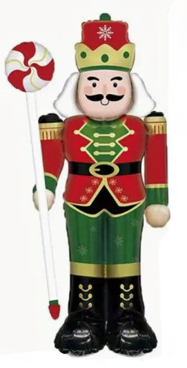 Festive Christmas Balloon – Standing Candy Soldier Design