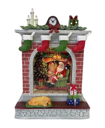 Fireplace Snow Globe