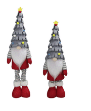 Load image into Gallery viewer, Standing Christmas Gnome with Felt Tree Hat
