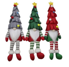 Load image into Gallery viewer, Siting Christmas Gnome with Felt Tree Hat
