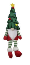 Load image into Gallery viewer, Siting Christmas Gnome with Felt Tree Hat
