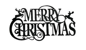 Christmas Metal Wall Art Signs – Four Designs