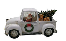 Load image into Gallery viewer, Pickup Truck Snow Globe – A Festive Collector’s Treasure
