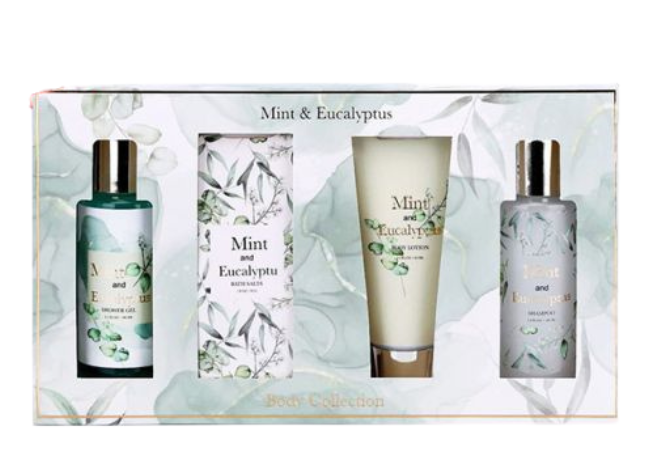 Body Collection Mint & Eucalyptus Bath Gift Set #1