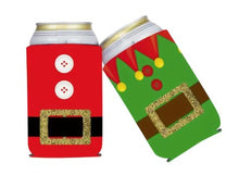 Load image into Gallery viewer, Christmas Santa and Elf Stubby Holders
