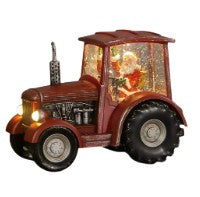 Load image into Gallery viewer, Tractor Snow Globe – A Festive Country Charm
