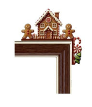 Load image into Gallery viewer, Christmas Wooden Corner Door Frame Ornament
