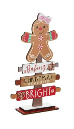 Festive Wooden Christmas Decorations #3