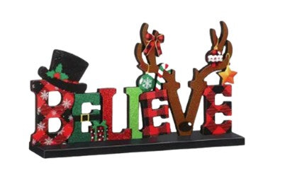 Festive Wooden Christmas Decorations #2