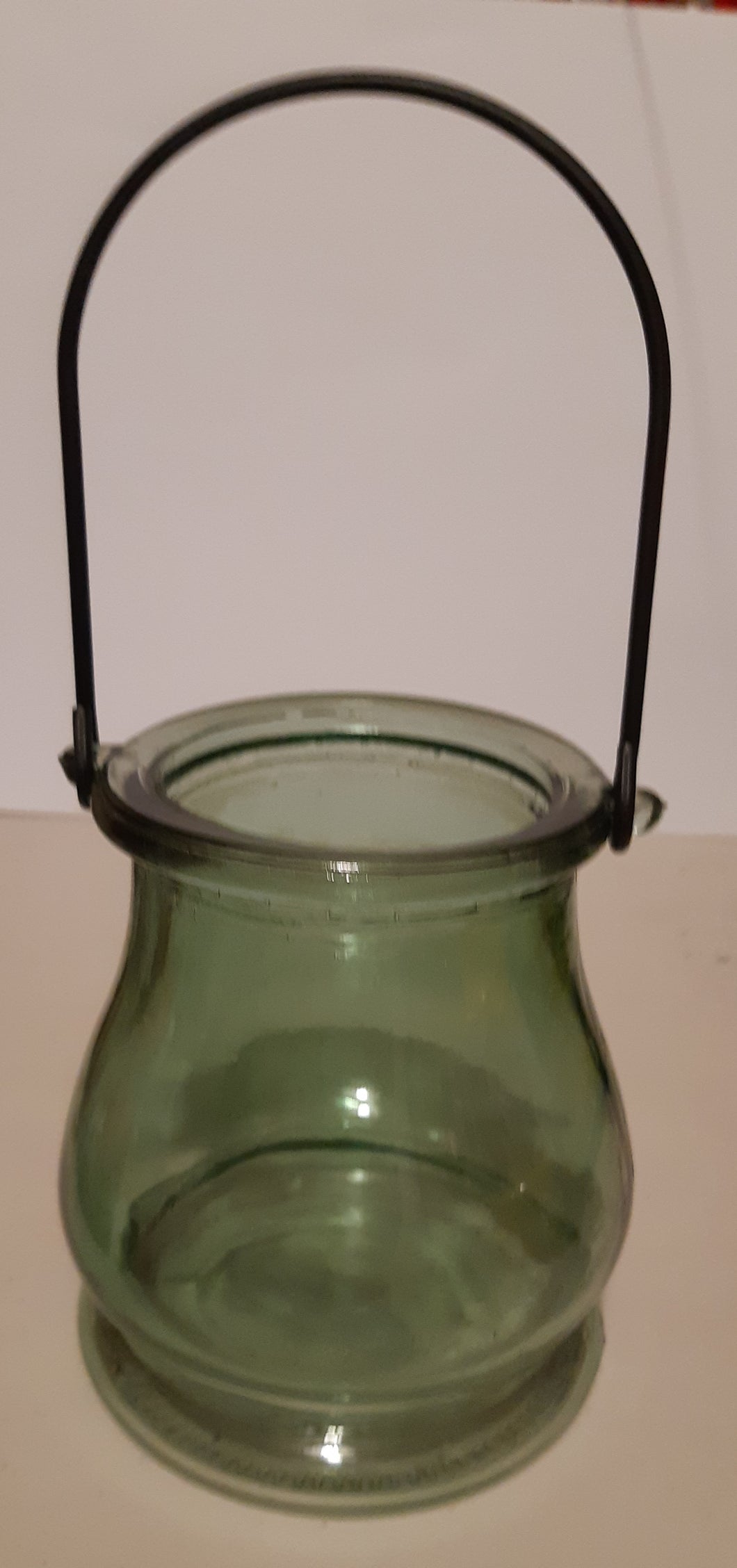 Coloured Glass Candle Holder Mini Hurricane