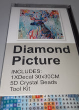 Load image into Gallery viewer, 5D Diamond Art ~ Deer #1 (30 x 30 cm)
