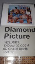 Load image into Gallery viewer, 5D Diamond Art ~ Teddies #1 (30 x 30 cm)
