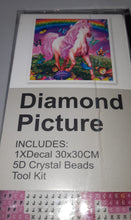 Load image into Gallery viewer, 5D Diamond Art ~ Unicorn #2 (30 x 30 cm)
