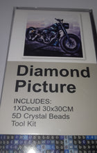 Load image into Gallery viewer, 5D Diamond Art ~ Motorbike #1 (30 x 30 cm)
