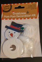 Load image into Gallery viewer, Christmas Decoration Kit – Pom Pom Angel, Snowman, Santa and Reindeer
