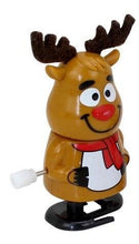 Load image into Gallery viewer, Christmas Wind Up Characters Walking Santa, Snowman and Reindeer

